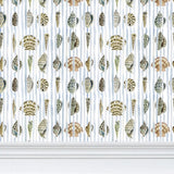 Seashell Stripe Wallpaper