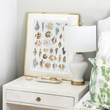 The "Shells and Stripes" Watercolor Fine Art Print