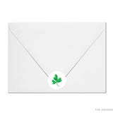 Shamrock Round Stickers