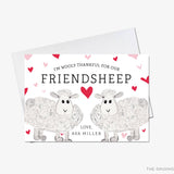 Sheep Valentine's Day Cards