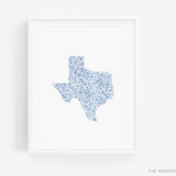 State of Texas Art Print
