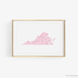 State of Virginia Art Print