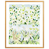The "Swan Lakes No. 2" Chinoiserie Fine Art Print