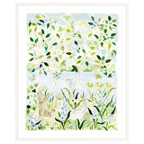 The "Swan Lakes No. 2" Chinoiserie Fine Art Print