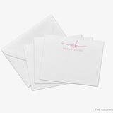Swash Script Monogram Flat Notes