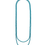 Charleston Rice Bead Necklace (Dock Street Teal)