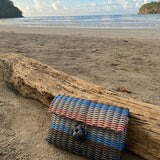 Clutch | Multi-Stripe Dark