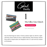 Clutch | Multi-Stripe Bright