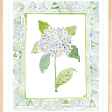 The "Sailboat Charms" Watercolor Fine Art Print, Flower Charm Series