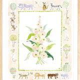The "Menagerie Charms" Watercolor Fine Art Print, Flower Charm Series