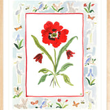 The "Somerset Charms" Watercolor Fine Art Print, Flower Charm Series