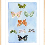 Butterfly Rainbow Carolina Blue, Fine Art Print