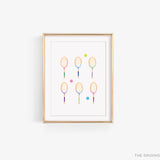 Tennis Racket Art Print