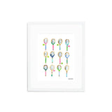The "Make a Racket" Fine Art Print