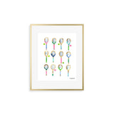The "Make a Racket" Fine Art Print