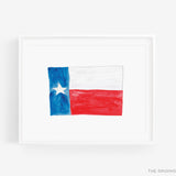 Texas Flag Art Print