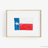 Texas Flag Art Print
