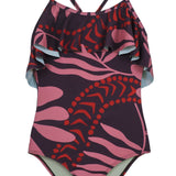 Little Sarah Ruffle Criss-Cross One-Piece Swimsuit- FINAL SALE