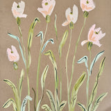 Pink Tulips in March, Original 16x20