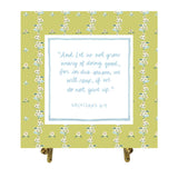 Galatians 6:9 Watercolor Verse Card
