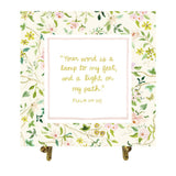 Psalm 119:105 Watercolor Verse Card