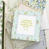 1 Peter 5:7 Watercolor Verse Card