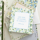 Mark 12:31 Watercolor Verse Card