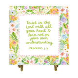 Proverbs 3:5 Watercolor Verse Card