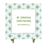 Deuteronomy 31:6 Watercolor Verse Card
