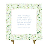 1 Corinthians 13:13 Watercolor Verse Card