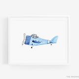 Vintage Airplane Art Print