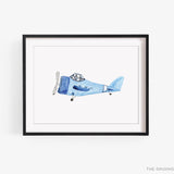 Vintage Airplane Art Print