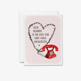 Vintage Phone Number Love Greeting Card