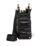 Black Shiny HydroBag® with Gold Hardware