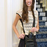 Black Faux Raffia HydroBag®