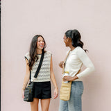 Black Faux Raffia HydroBag®