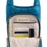 Teal HydroBag® with Teal and Black Striped Strap