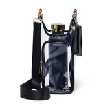 Clear HydroBag® Stadium with Black Trim and Matching RFID Pouch