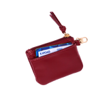 Clear HydroBag® Stadium with Maroon Trim and Matching RFID Pouch