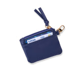 Clear HydroBag® Stadium with Navy Trim and Matching RFID Pouch