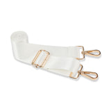 Clear HydroBag® Stadium with White Vegan Leather Trim and Matching RFID Pouch