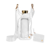 White Vegan Leather RFID Card Pouch