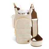 HydroBag® HANDLE® - Dark Oatmeal Canvas with Canvas Vegan Leather Strap