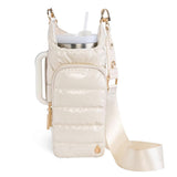 HydroBag® HANDLE® - Ivory Lacquer with Solid Vegan Leather Trimmed Strap