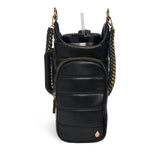 HydroBag® HANDLE®- Black Vegan Leather with Strap Bundle