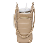 HydroBag® HANDLE®- Taupe Vegan Leather with Strap Bundle