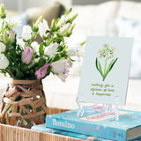 A Lifetime of Happiness Flower Card