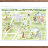 The "Game, Set, Menagerie Tennis" Fine Art Print