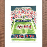"Vaught-Hemingway Stadium" Fine Art Print