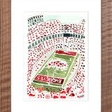 "The Horsehoe, Ohio Stadium" Fine Art Print